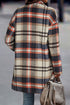 Plaid Button Up Lapel Jacket